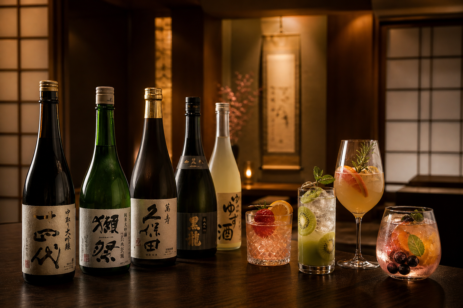 【千葉駅前】冬の味覚を際立たせる日本酒と彩り豊かなドリンクで乾杯