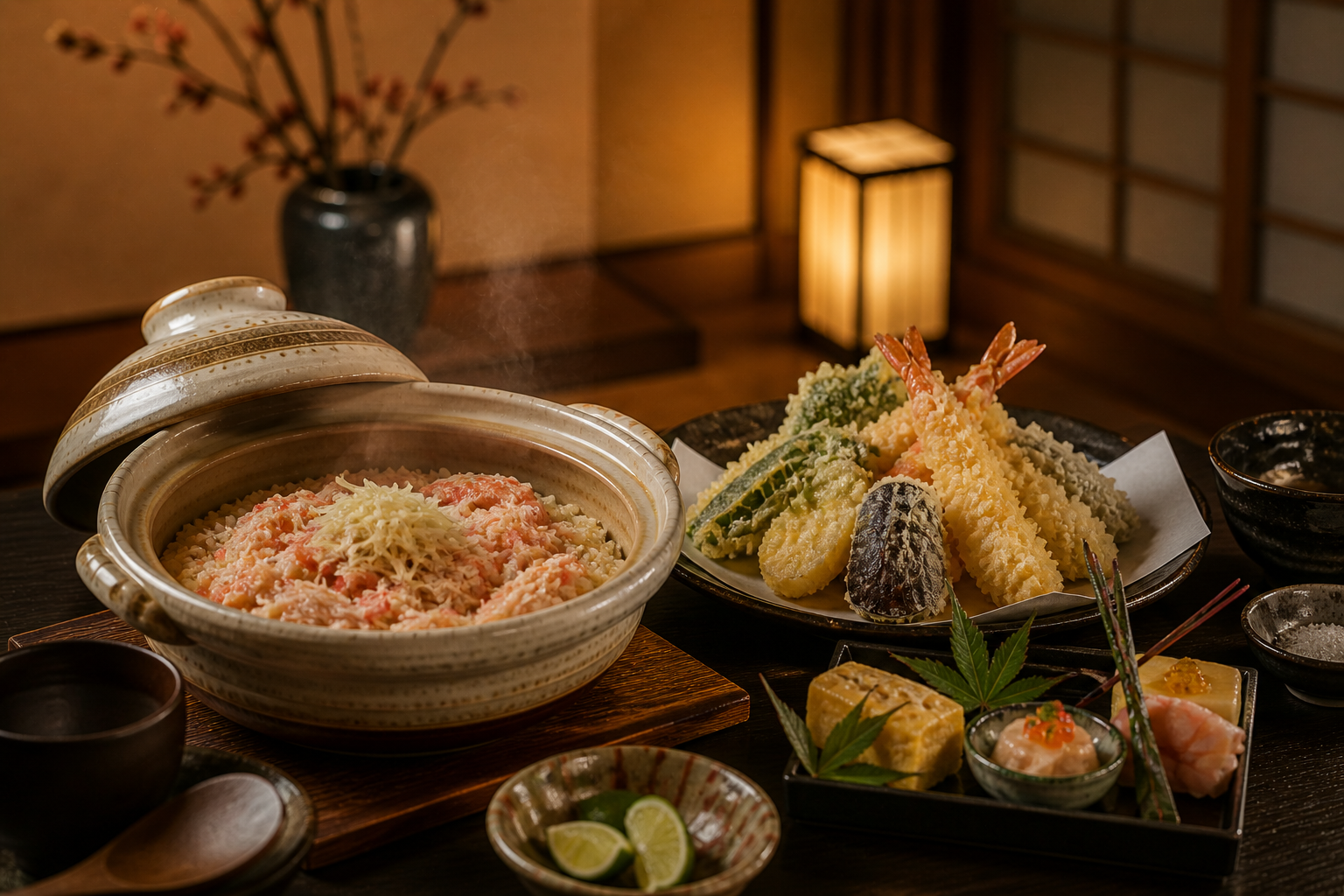千葉で味わう冬の贅沢！じぶんどき自慢の天ぷらと土鍋炊き込みご飯