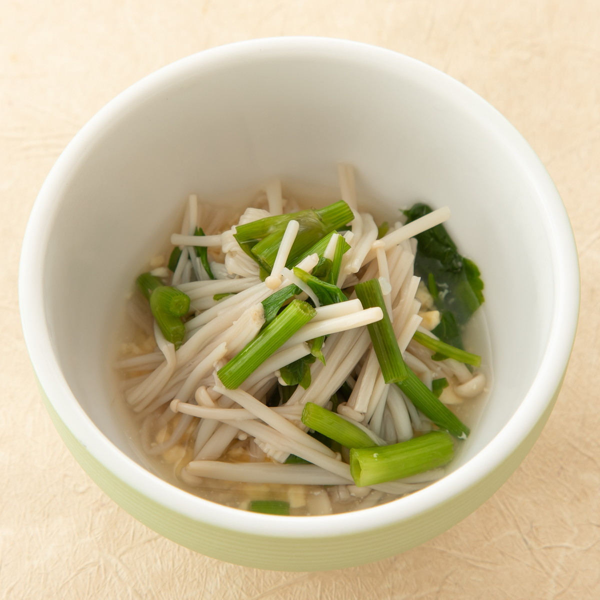 おばんざい セリとえのきの玉子お浸し 