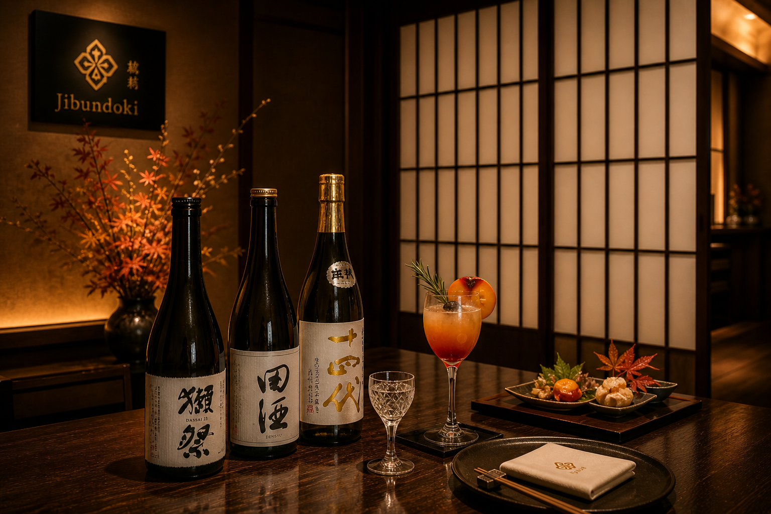 広島中央通りで嗜む厳選日本酒と美酒。完全個室で冬の訪れを愉しむ