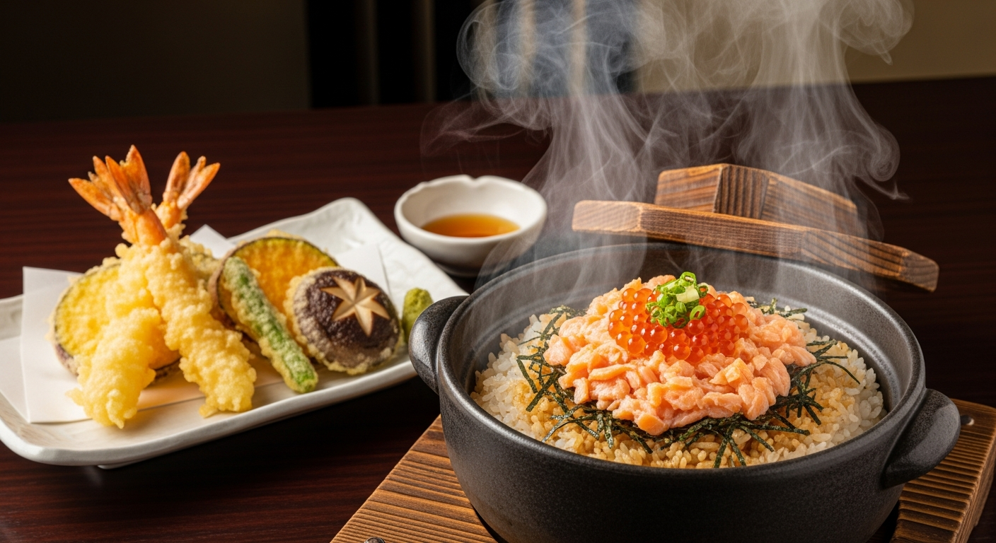 蒲田駅前で味わう創作和食！こだわりの天ぷらと土鍋御飯のご紹介