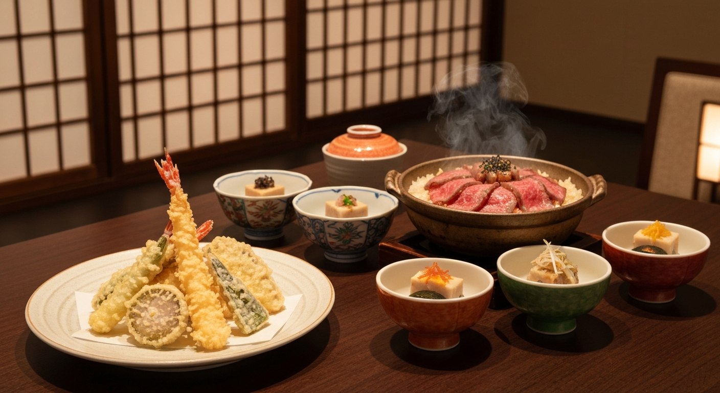 京都の秋を堪能！全席個室で愉しむ自慢の天ぷらと京風創作料理