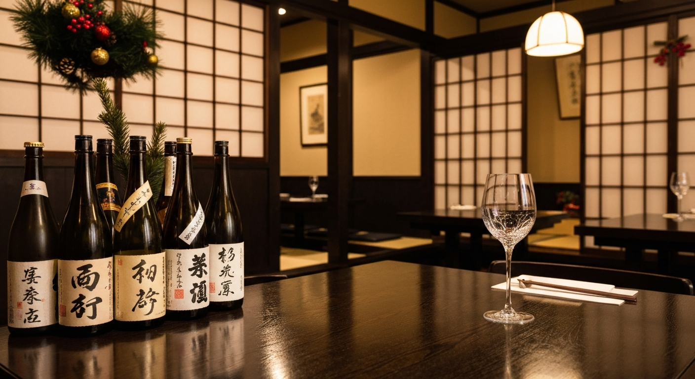 丸の内の聖夜を彩る厳選美酒。和食に寄り添うお飲み物のこだわり