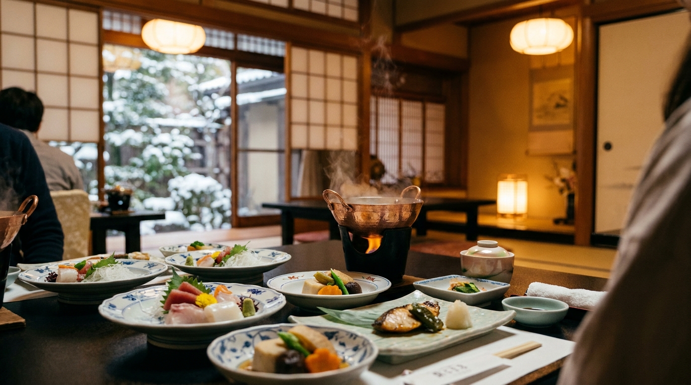 12月の仙台で心温まるひとときを。全席個室で楽しむ冬の旬会席料理