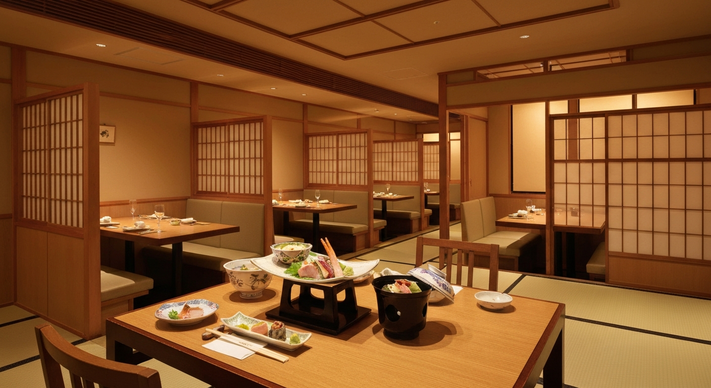 非公開: 札幌の冬の夜を彩る。全席個室で楽しむ極上の和食おもてなし